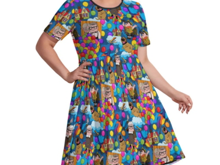 Women's Round Neck Plus Size Dress With Pockets