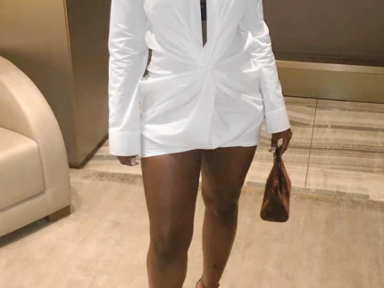 White Twisted Shirt Dress